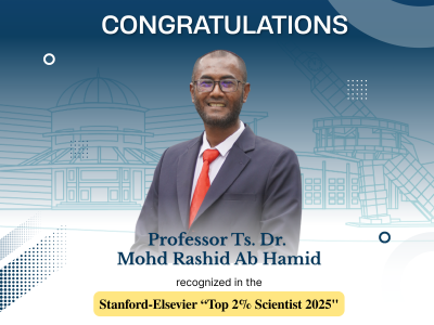 Professor Ts. Dr. Mohd Rashid Ab Hamid Honored Among Stanford-Elsevier Top 2% Scientists 2025